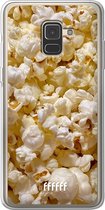 Samsung Galaxy A8 (2018) Hoesje Transparant TPU Case - Popcorn #ffffff