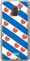 Samsung Galaxy A8 (2018) Hoesje Transparant TPU Case - Fryslân #ffffff