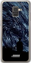 Samsung Galaxy A8 (2018) Hoesje Transparant TPU Case - Starry Circles #ffffff