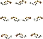YOU Nails Nail Art Tattoo Design Nail Stickers 1 Vel - 10 Stickers - Waves - brown / white
