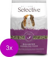 Supreme Science Selective Guinea Pig - Caviavoer - 3 x 3 kg