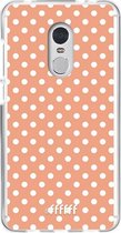 Xiaomi Redmi 5 Hoesje Transparant TPU Case - Peachy Dots #ffffff