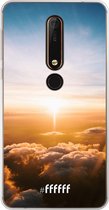 Nokia X6 (2018) Hoesje Transparant TPU Case - Cloud Sunset #ffffff