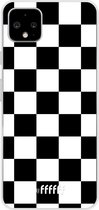 Google Pixel 4 XL Hoesje Transparant TPU Case - Checkered Chique #ffffff