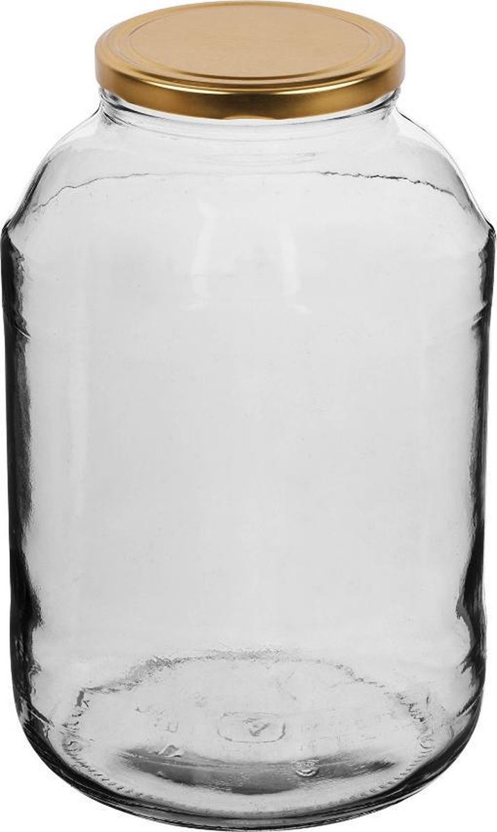 Knuppel decaan partij Glazen pot 4 liter | bol.com