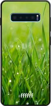 Samsung Galaxy S10 Plus Hoesje TPU Case - Morning Dew #ffffff