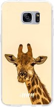 Samsung Galaxy S7 Hoesje Transparant TPU Case - Giraffe #ffffff