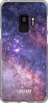 Samsung Galaxy S9 Hoesje Transparant TPU Case - Galaxy Stars #ffffff