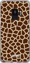 Samsung Galaxy S9 Hoesje Transparant TPU Case - Giraffe Print #ffffff