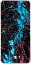 Google Pixel 3 XL Hoesje Transparant TPU Case - River Fluid #ffffff