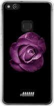 Huawei P10 Lite Hoesje Transparant TPU Case - Purple Rose #ffffff