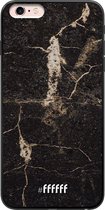 iPhone 6s Plus Hoesje TPU Case - Dark Golden Marble #ffffff