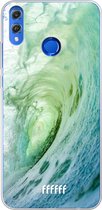 Honor 8X Hoesje Transparant TPU Case - It's a Wave #ffffff