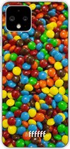 Google Pixel 4 Hoesje Transparant TPU Case - Chocolate Festival #ffffff