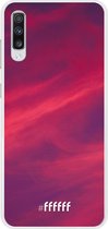Samsung Galaxy A70 Hoesje Transparant TPU Case - Red Skyline #ffffff