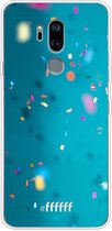 LG G7 ThinQ Hoesje Transparant TPU Case - Confetti #ffffff