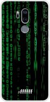 LG G7 ThinQ Hoesje Transparant TPU Case - Hacking The Matrix #ffffff