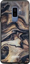 Samsung Galaxy S9 Plus Hoesje Transparant TPU Case - Wood Marble #ffffff