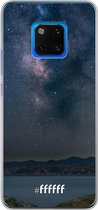 Huawei Mate 20 Pro Hoesje Transparant TPU Case - Landscape Milky Way #ffffff