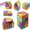 Afbeelding van het spelletje Puzzelmat | Kinderspeeltapijt | Kinderpuzzelmat | Letters van A tot Z | Cijfers van 0 tot 9 | 36 Stuks | 15 x 15 cm