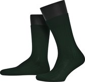 Heren sokken merinowol geribbeld maat 39-40 donker groen. Italiaanse herensokken