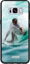 Samsung Galaxy S8 Hoesje TPU Case - Boy Surfing #ffffff
