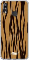 Huawei P20 Lite (2018) Hoesje Transparant TPU Case - Tiger Print #ffffff