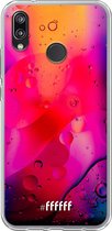 Huawei P20 Lite (2018) Hoesje Transparant TPU Case - Colour Bokeh #ffffff