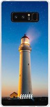 6F hoesje - geschikt voor Samsung Galaxy Note 8 -  Transparant TPU Case - Lighthouse #ffffff