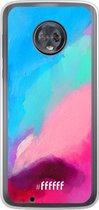 Motorola Moto G6 Hoesje Transparant TPU Case - Abstract Hues #ffffff