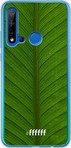 Huawei P20 Lite (2019) Hoesje Transparant TPU Case - Unseen Green #ffffff