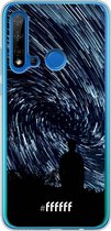 Huawei P20 Lite (2019) Hoesje Transparant TPU Case - Starry Circles #ffffff