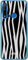 Huawei P20 Lite (2019) Hoesje Transparant TPU Case - Zebra Print #ffffff