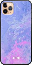 iPhone 11 Pro Max Hoesje TPU Case - Purple and Pink Water #ffffff