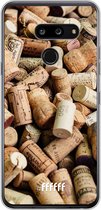 LG G8 ThinQ Hoesje Transparant TPU Case - Corks #ffffff