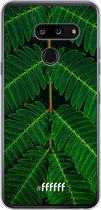 LG G8 ThinQ Hoesje Transparant TPU Case - Symmetric Plants #ffffff