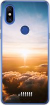 Xiaomi Mi Mix 3 Hoesje Transparant TPU Case - Cloud Sunset #ffffff