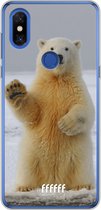 Xiaomi Mi Mix 3 Hoesje Transparant TPU Case - Polar Bear #ffffff