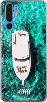 Huawei P30 Pro Hoesje Transparant TPU Case - Yacht Life #ffffff
