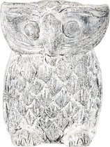 Decoratief Beeld - Dierenbeeld Decoratie Woonaccessoires Woondecoratie - Keramiek - Jojo Living - Grijs - 20 X 15 Cm