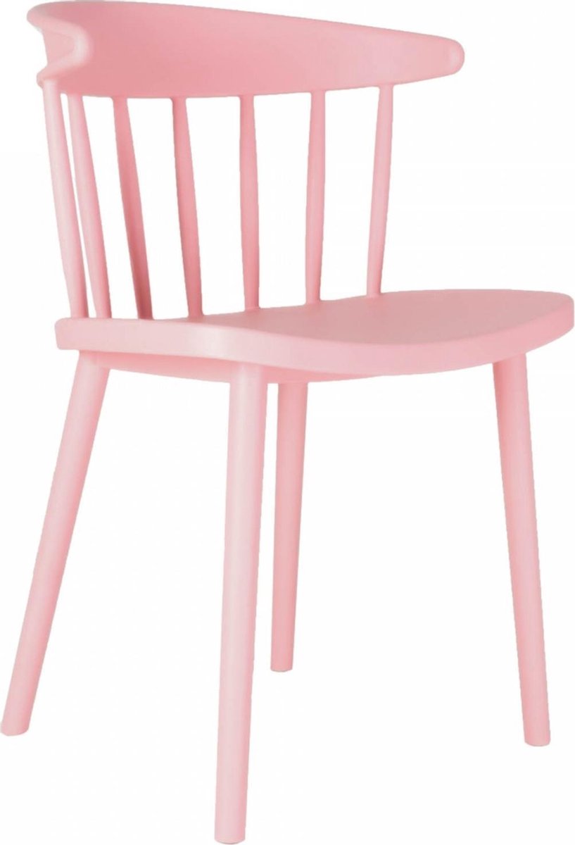 Fleur kunststof eetkamerstoel Roze - eetkamerstoelen - stoel - stoelen -  stoelen... | bol.com