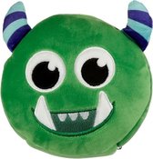 Oreiller de voyage rond et masque de sommeil Monstarz Monster de Relaxeazzz - Vert