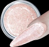 Hollywood Nails - Gel Nagels - Bouwgel - Glitter UV Gel – Nude Glow 119 - 5ml - 1 stuk