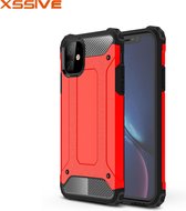 Xssive Anti Shock Back Cover voor Apple iPhone 12 - iPhone 12 Pro (6,1) - Rood