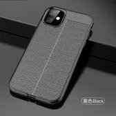 Xssive Leder look TPU Cover voor Apple iPhone 11 - Zwart