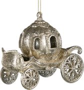 Goodwill Kerstbal-Koets Goud-Champagne D 23 cm  Voordeelaanbod per 2 stuks