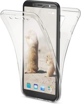 Samsung Galaxy A6 2018 Hoesje - Transparant 360 Case + Screenprotector