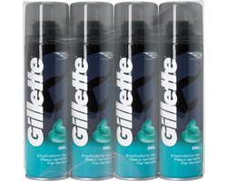 Gillette peau sensible - 4x200ml - Gel de rasage