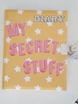 Diary - My Secret Stuff - Mijn Geheime Dagboek met slotje 14x17.5 cm