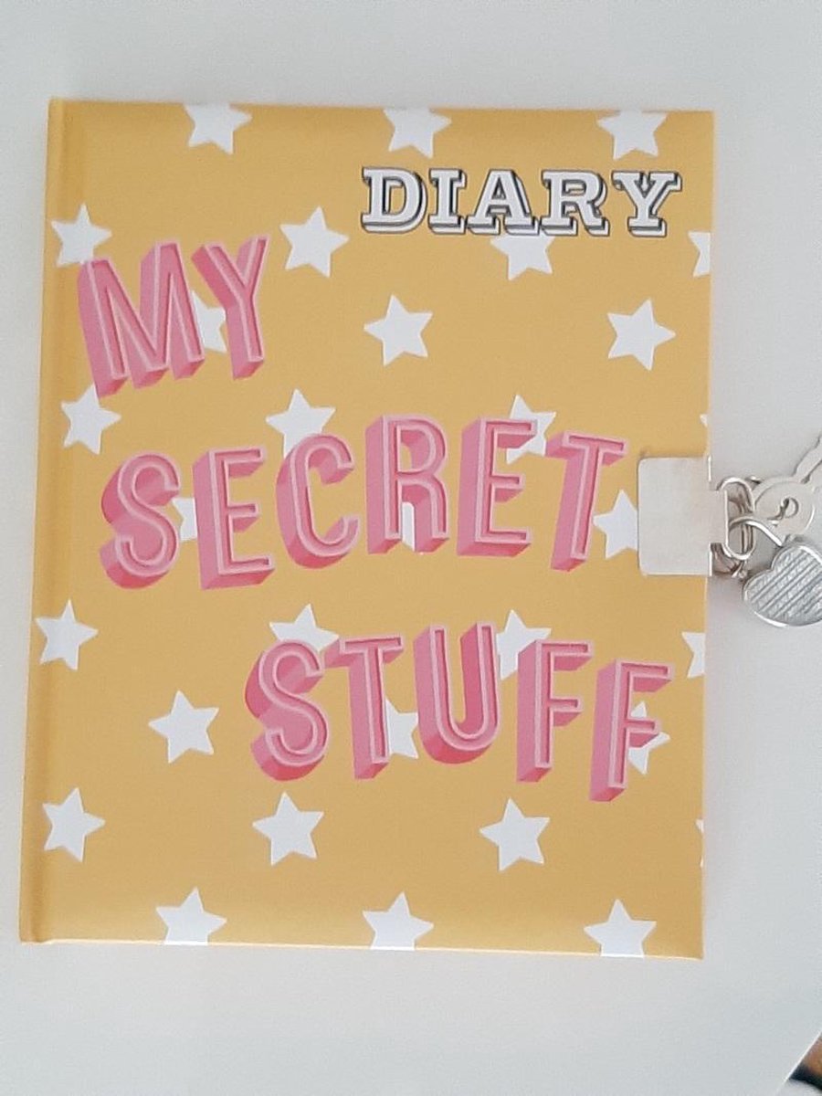 Diary - My Secret Stuff - Mijn Geheime Dagboek met slotje 14x17.5 cm - Diary